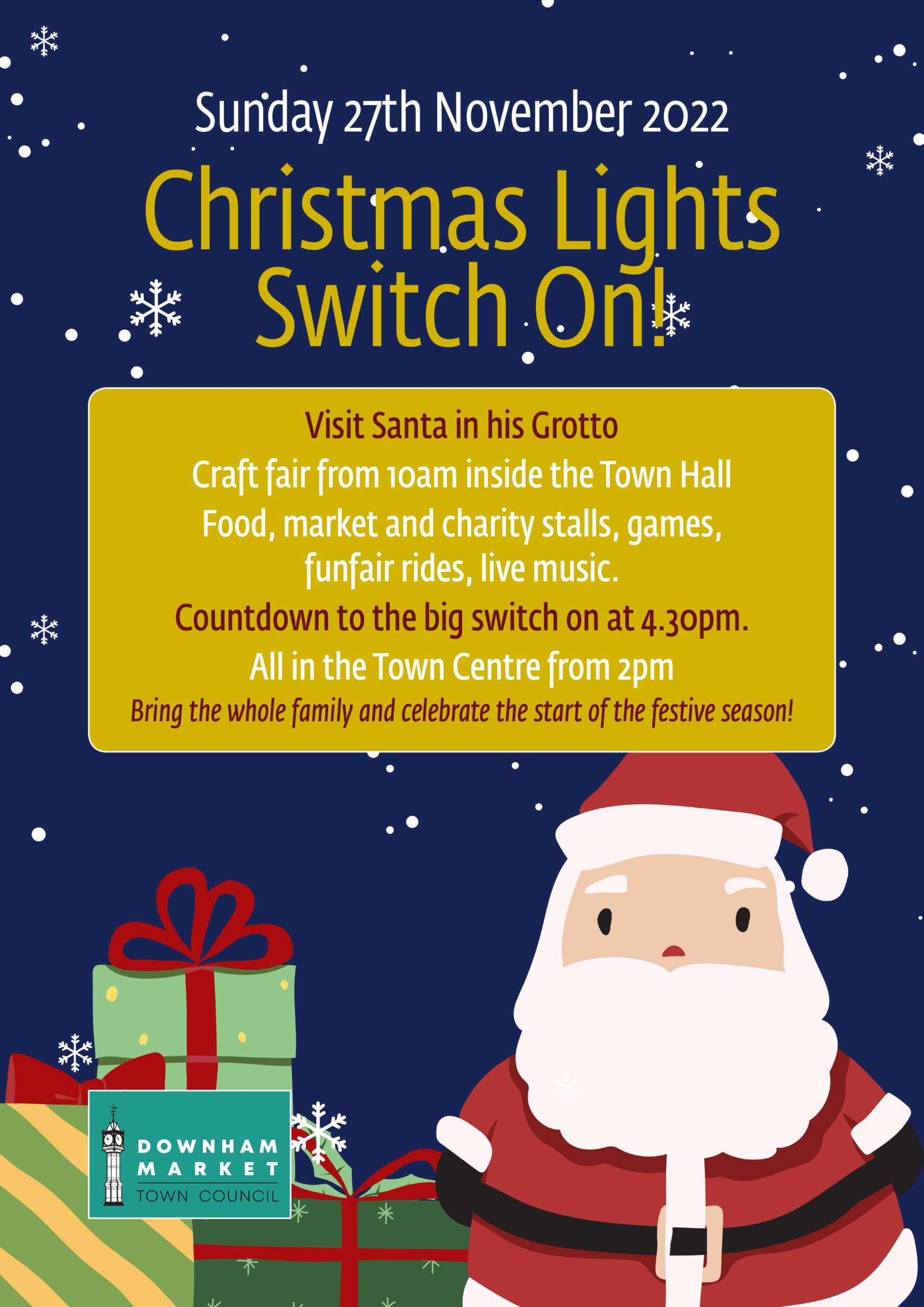 Downham Christmas Light Switch On Radio West Norfolk